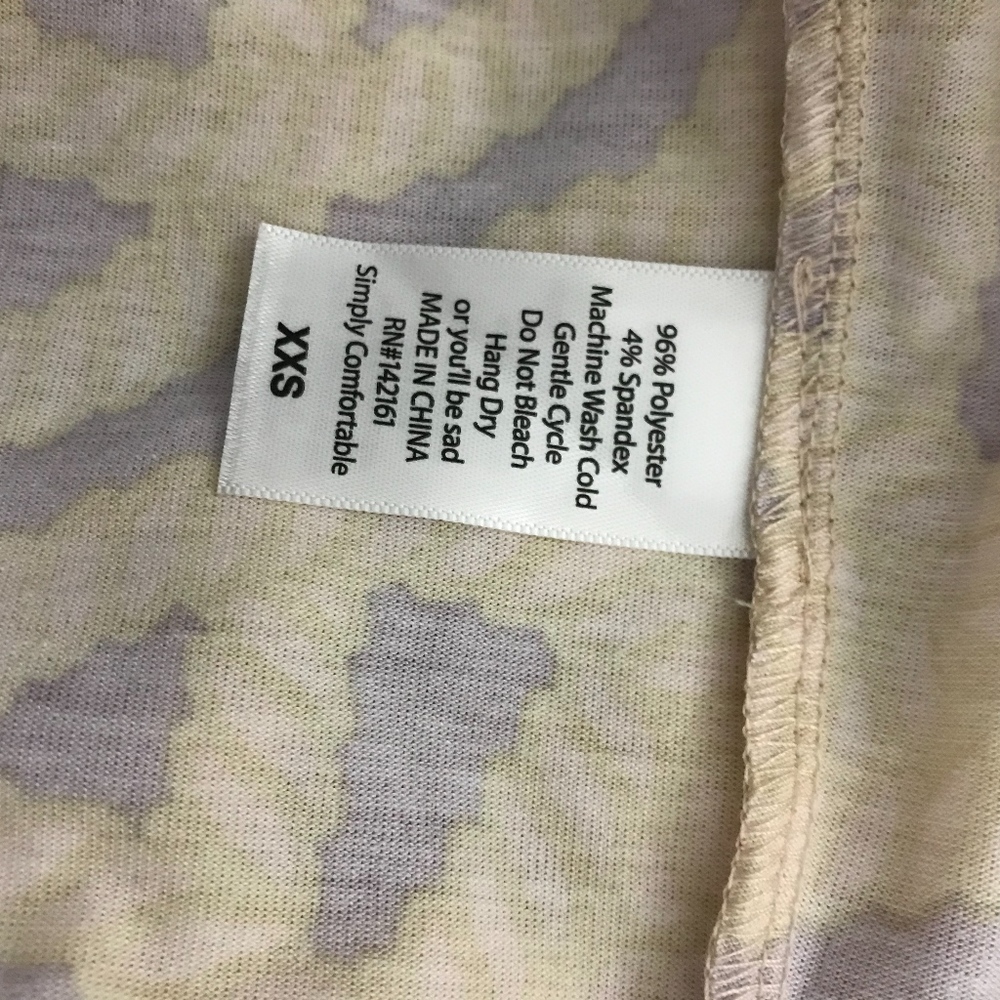 🌞LuLaRoe High Low Tee Shirt, Multicolor, XXS - Picture 7 of 7